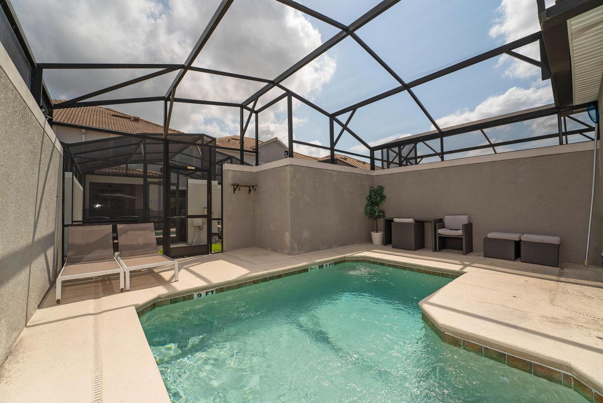 With A Pool In A In Kissemmee Casa de férias Kissimmee